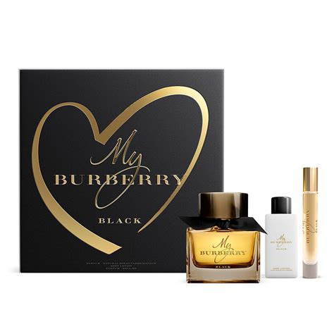 my burberry black gift set